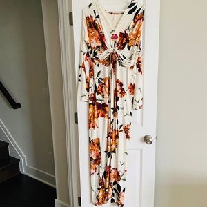 Pinkblush Ivory Floral Maxi